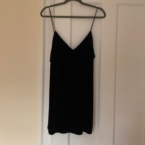Velvet mini dress